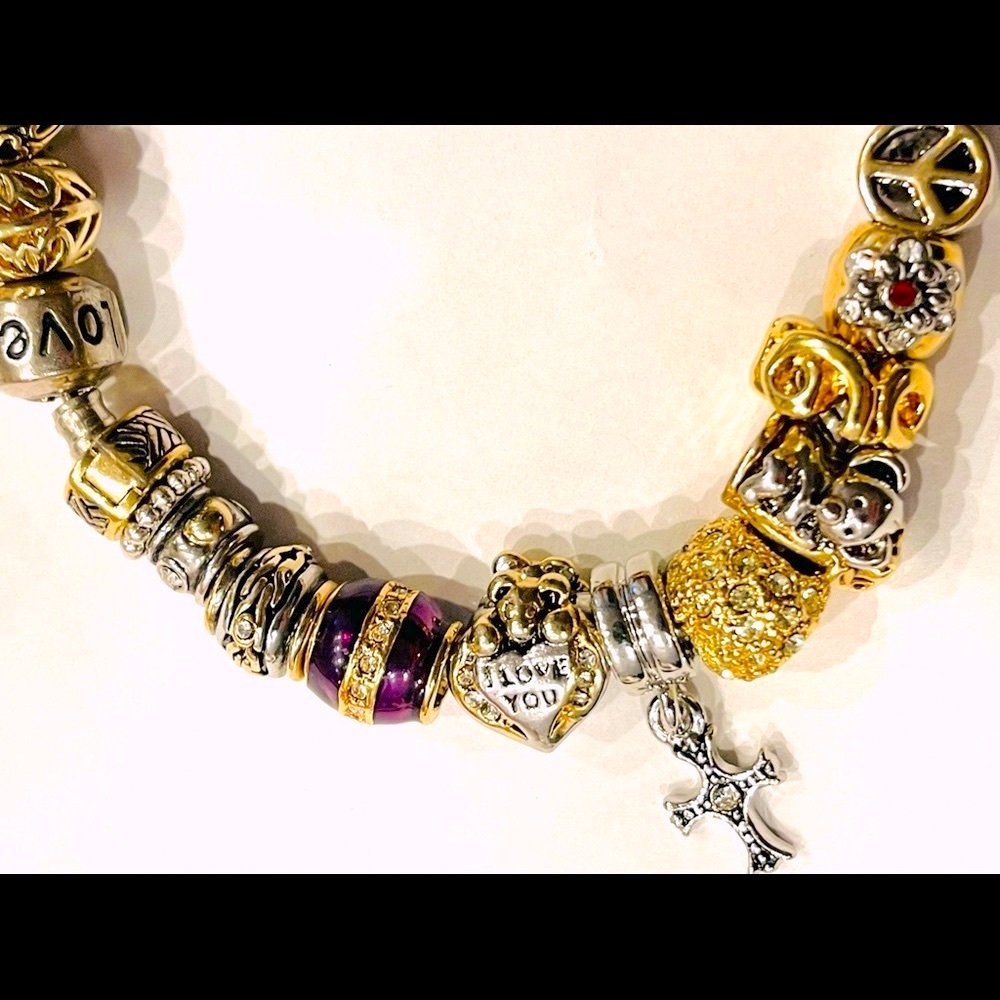 14K Double Gold Electroplated!Retired Pugster Charms WILL FIT PANDORA!